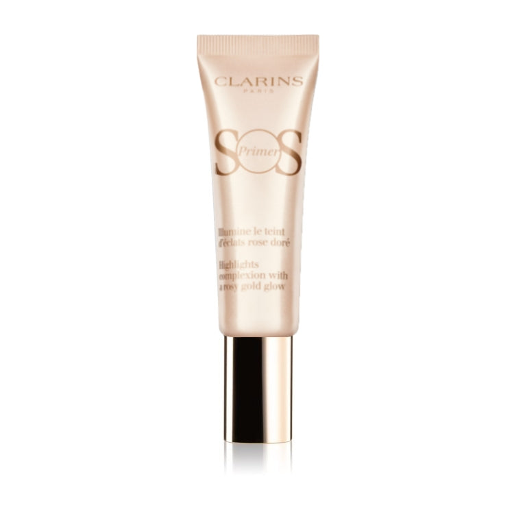 Clarins - SOS Primer - Illumine Le Teint D'Éclats Rose Doré Prepare & Hydrate - Highlights Complexion With A Rosy Gold Glow Preps & Hydrates