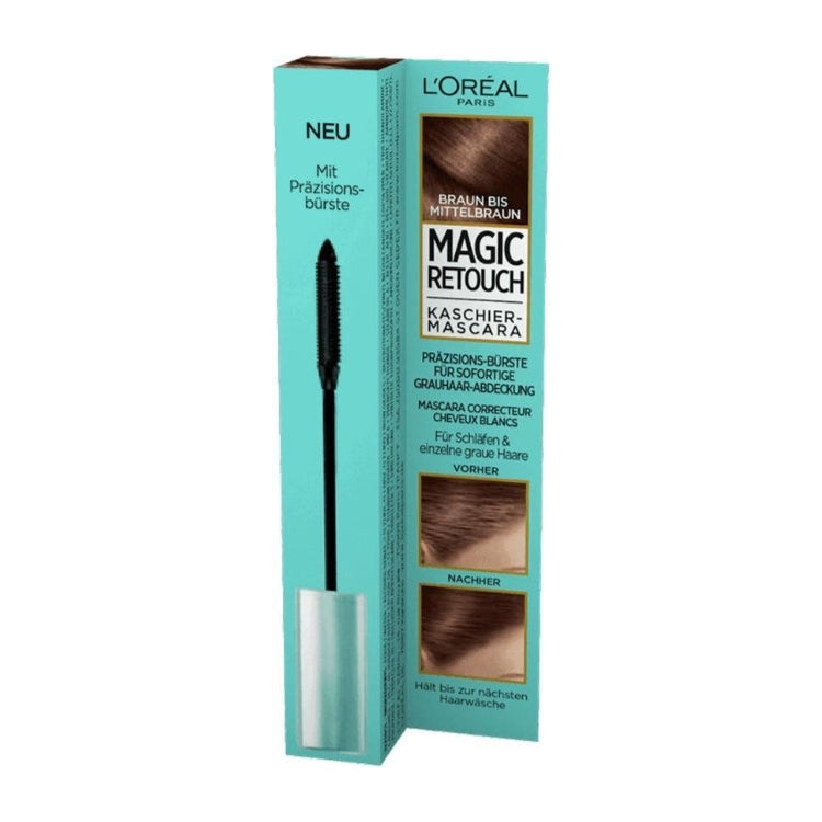 L'Oréal Paris - Magic Retouch Mascara - Mascara Corrector - Cheveux Blancs - Mascara Per Capelli Bianchi