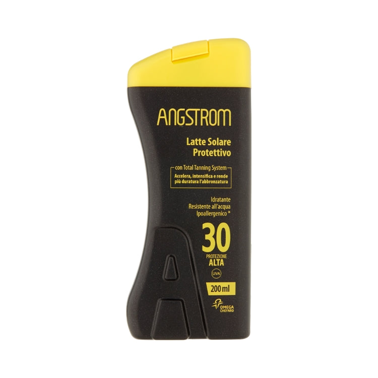Angstrom - Latte Solare Protettivo - Con Total Tanning System - SPF 30 Protezione Alta