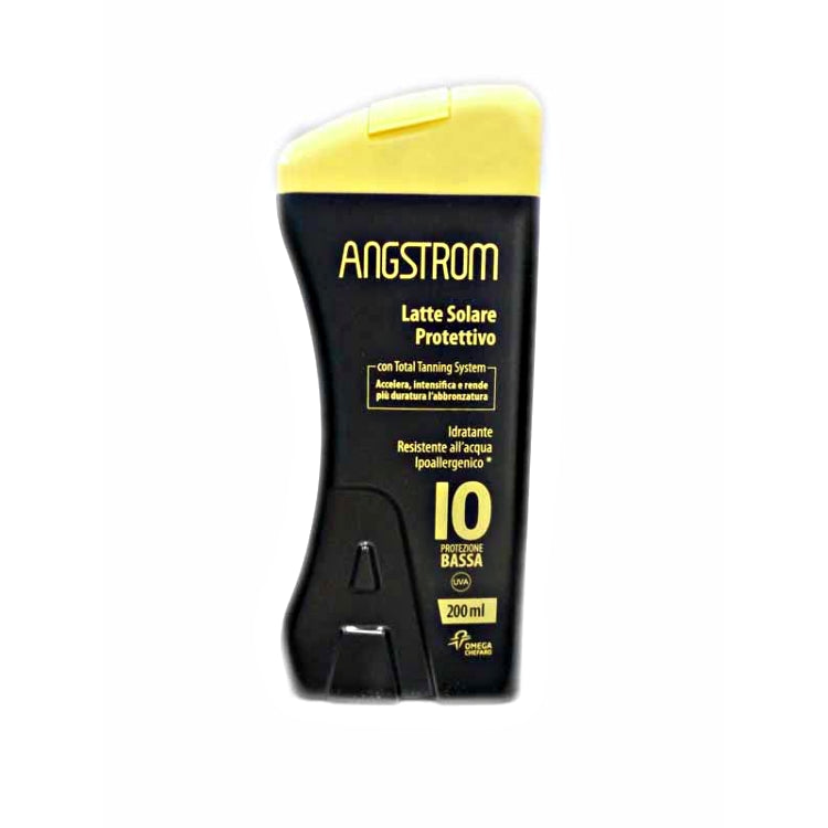 Angstrom - Latte Solare Protettivo - Con Total Tanning System - SPF 10 Protezione Bassa