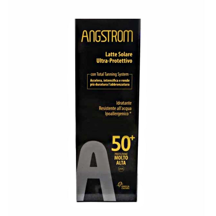 Angstrom - Latte Solare Ultra-Protettivo - Con Total Tanning System - 50+ Protezione Molto Alta
