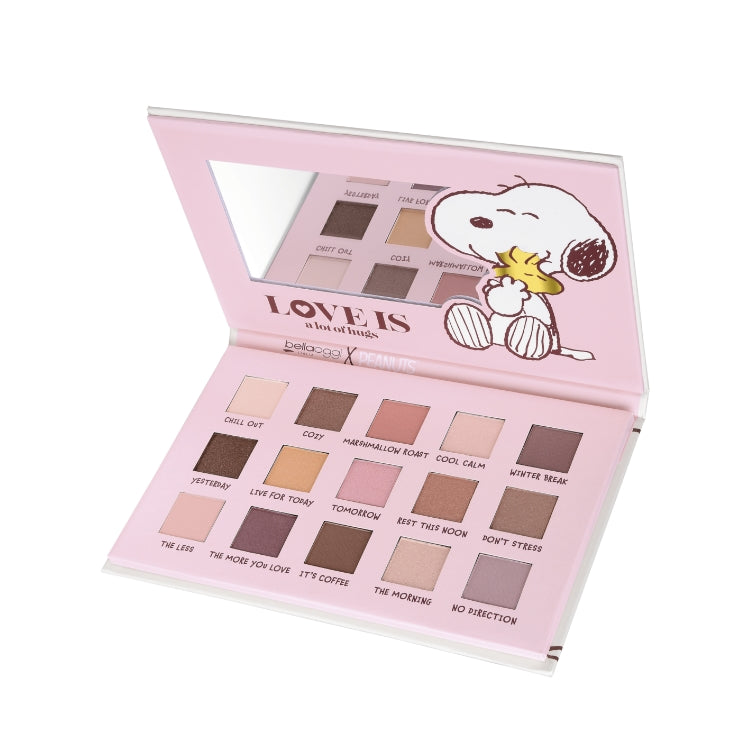 Bellaoggi - Nude Gold Palette - Snoopy Love Is A Lot Of Hugs (PEANUTS)