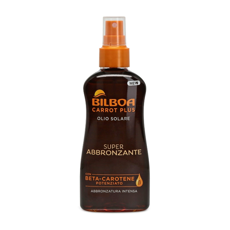 Bilboa - Carrot Plus - Olio Solare - Super Abbronzante - Con Beta-Carotene Potenziato - Abbronzatura Intensa