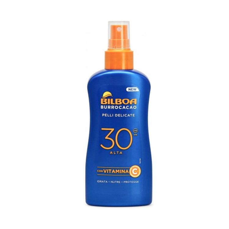 Bilboa - BurroCacao - Pelli Delicate - Con Vitamina C - Idrata Nutre Protegge - Spray