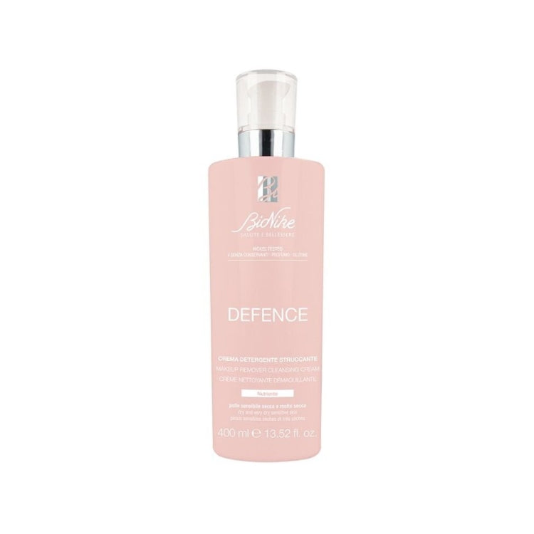 BioNike - Defence - Crema Detergente Struccante - Cleansing Cream Makeup Remover - Creme Nettoyante Démaquillante - Nutriente - Pelle Sensibile Secca & Molto Secca