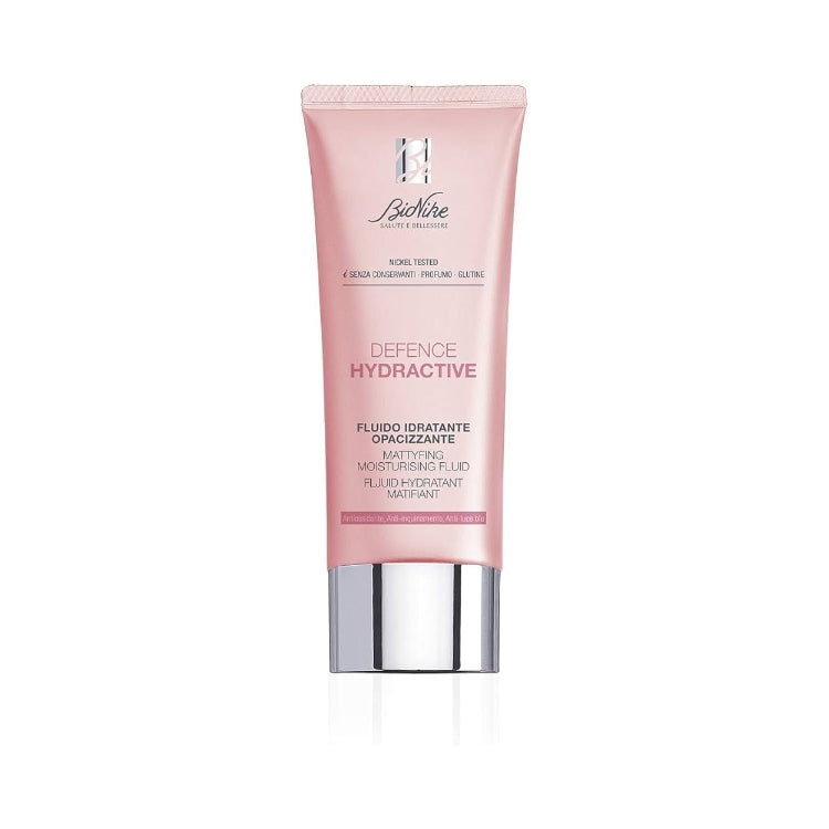 BioNike - Defence Hydractive - Fluido Idratante Opacizzante - Mattifying Moisturising Fluid - Fluide Hydratant Matifiant - Hyaluron-Pro
