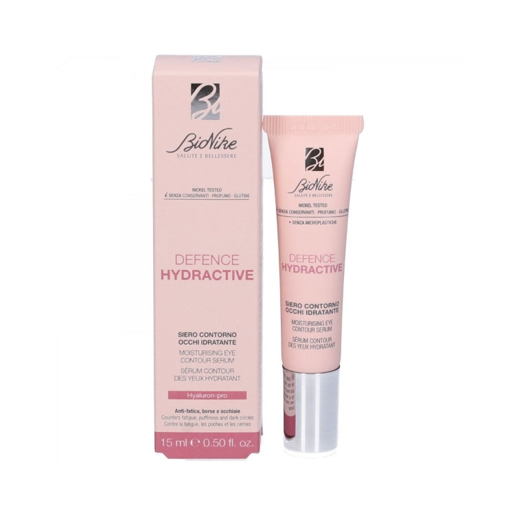 BioNike - Defence Hydractive - Siero Contorno Occhi Idratante - Moisturising Eye Contour Serum - Sérum Contour Des Yeux Hydratant - Hyaluron-Pro