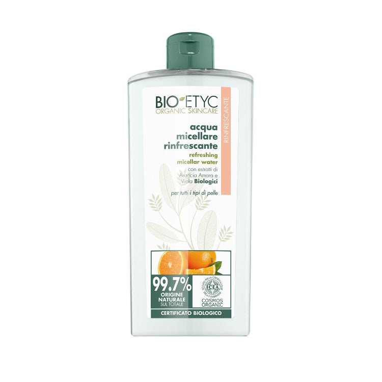 Bioetyc - Organic Skincare - Acqua Micellare Rinfrescante - Refreshing Micellar Water - Per Tutti I Tipi Di Pelle