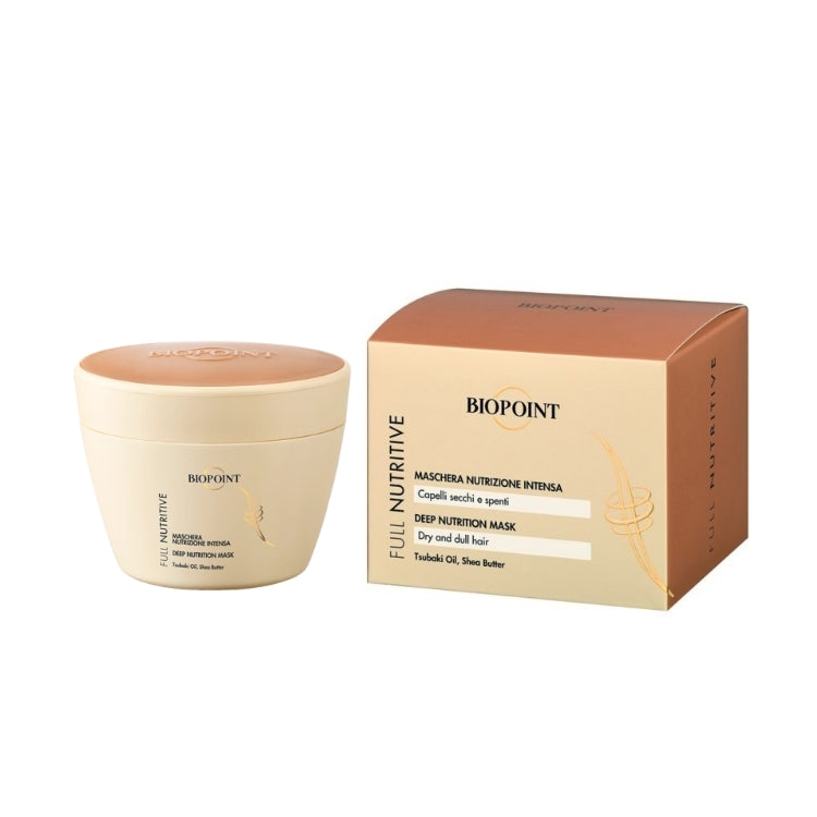 Biopoint - Full Nutritive - Maschera Nutrizione Intensa - Capelli Secchi & Spenti - Deep Nutrition Mask - Dry And Dull Hair