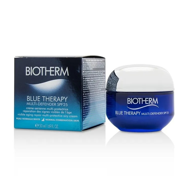 Biotherm - Blue Therapy - Multi-Defender SPF 25 - Crème Aérienne Multi-Protectrice Réparation Des Signes Visibles De L'Âge - Visible Aging Repair Multi-Protective Airy Cream - Peau Normale/Mixte - Normal/Combination Skin
