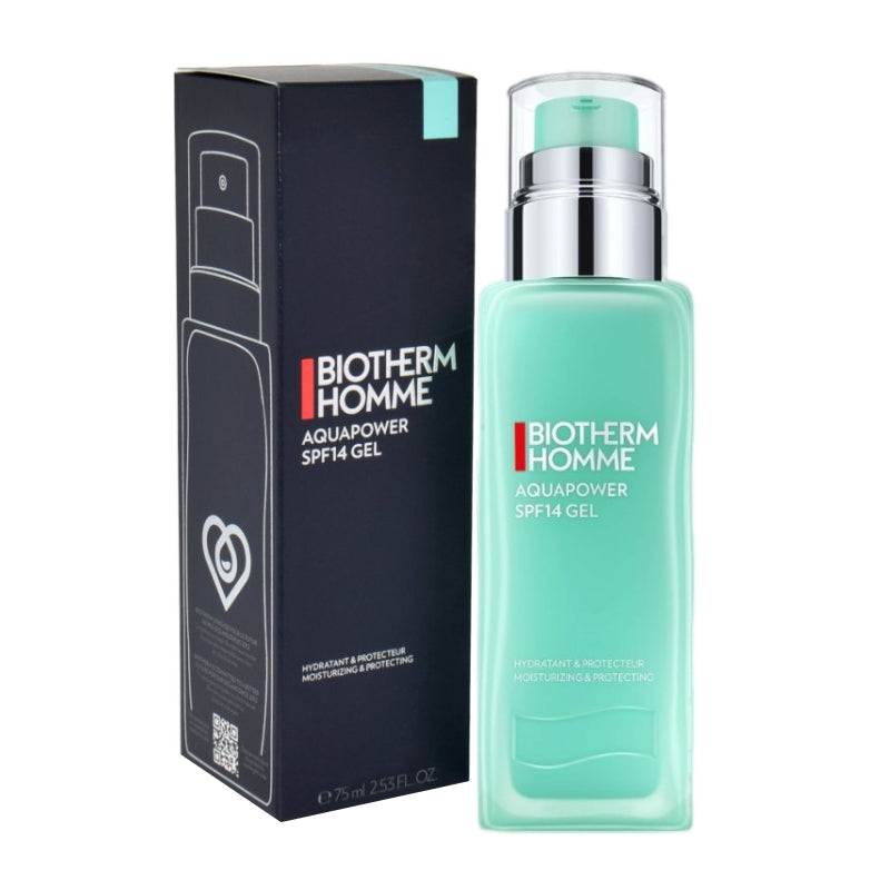 Biotherm - Homme - Aquapower SPF14 Gel - Hydratant & Protecteur - Moisturizing & Protecting