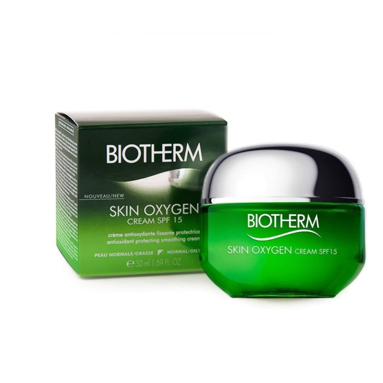 Biotherm - Skin Oxygen Cream SPF 15 - Crème Antioxydante Lissante Protectrice - Antioxidant Protecting Smoothing Cream Peau Normale/Grasse - Normal/Oily Skin