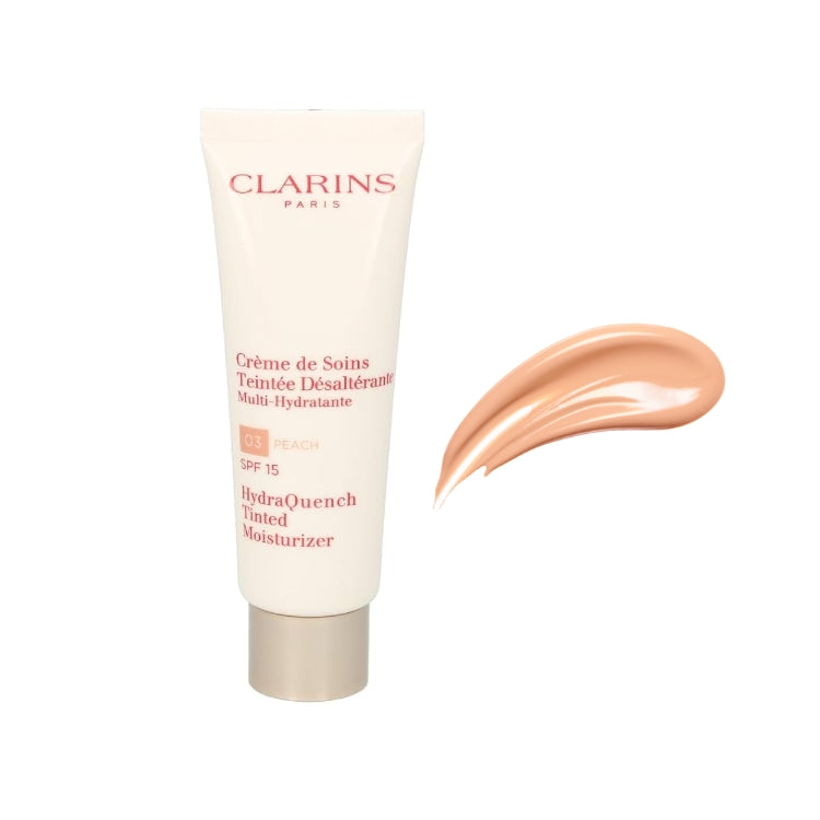 Clarins - Crème De Soins Teintée Désaltérante Multi-Hydratante - Hydraquench Tinted Moisturizer - SPF 15