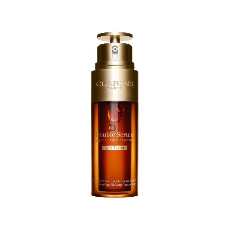 Clarins - Double Serum [Hydric + Lipidic System] - Light Texture - Traitement Complet Jeunesse Intensif - Complete Age-Defying Concentrate