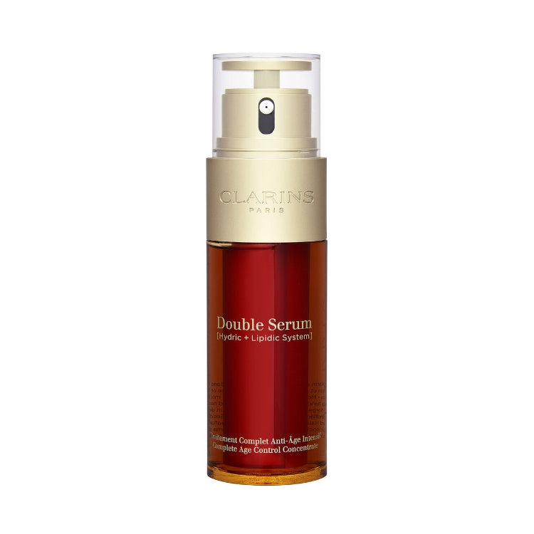 Clarins - Double Serum [Hydric + Lipidic System] - Traitement Complet Anti-Âge Intensif - Complete Age Control Concentrate