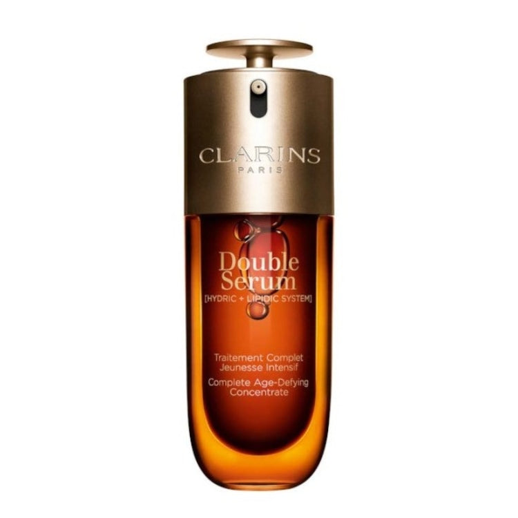 Clarins - Double Serum [Hydric + Lipidic System] - Traitement Complet Jeunesse Intensif - Complete Age-Defying Concentrate