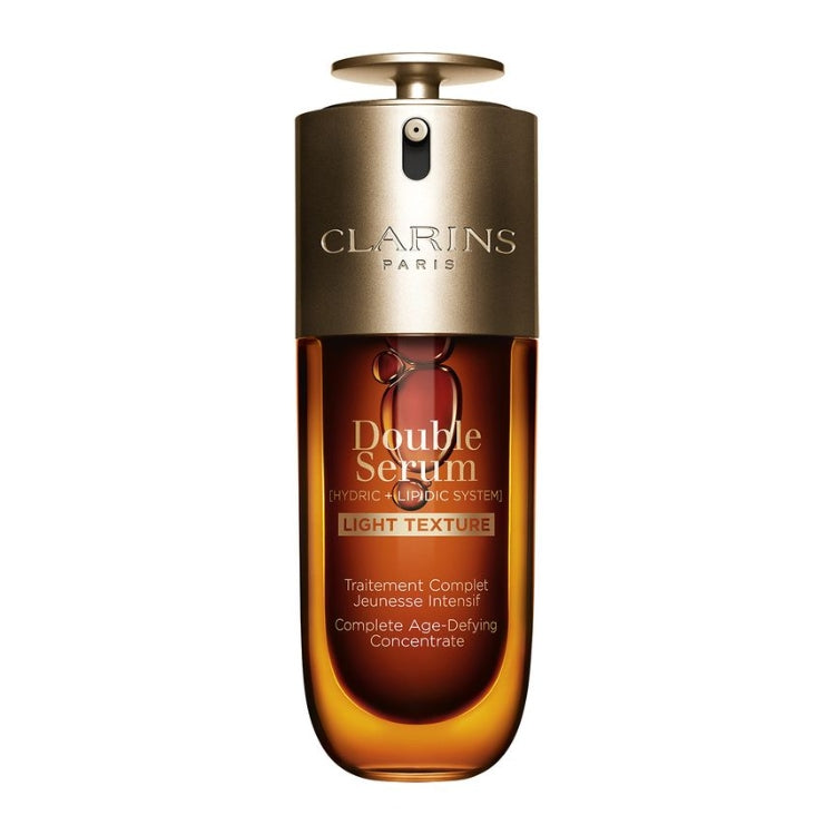 Clarins - Double Serum [Hydric + Lipidic System] Light Texture - Traitement Complet Jeunesse Intensif - Complete Age-Defying Concentrate