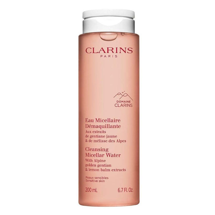 Clarins - Eau Micellaire Démaquillante - Aux Extraits De Gentiane Jaune & Mélisse Des Alpes - Cleansing Micellar Water - With Alpine Golden Gentian & Lemon Balm Extracts - Peaux Sensibles - Sensitive Skin