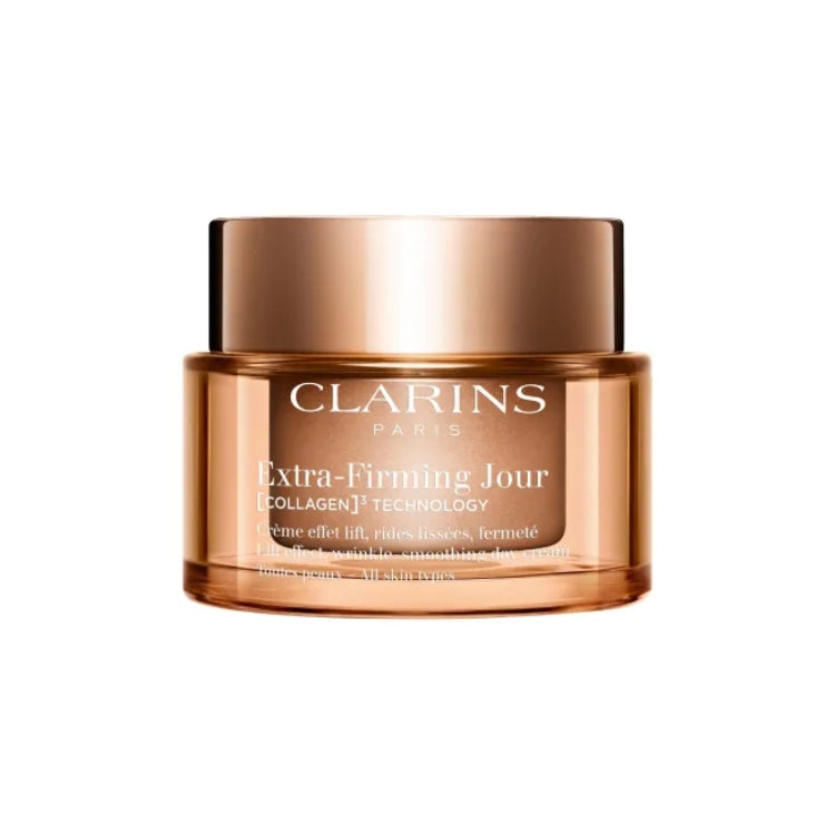 Clarins - Extra-Firming Jour - [COLLAGEN]³ Technology - Crème Effet Lift, Rides Lissées, Fermeté - Lift Effect, Wrinkle-Smoothing Day Cream - Toutes Peaux - All Skin Types