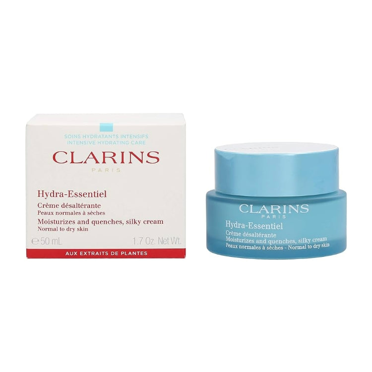 Clarins - Hydra-Essentiel - Crème Désaltérante - Moisturizes And Quenches Silky Cream - Peaux Normales À Sèches - Normal To Dry Skin