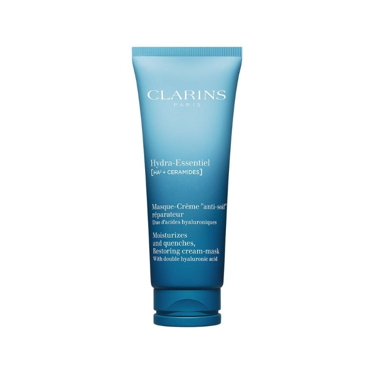 Clarins - Hydra-Essentiel - [HA + Ceramides] - Masque-Crème "Anti-Soif" Réparateur - Duo D'Acides Hyaluroniques - Moisturizes And Quenches - Restoring Cream-Mask - With Double Hyaluronic Acid