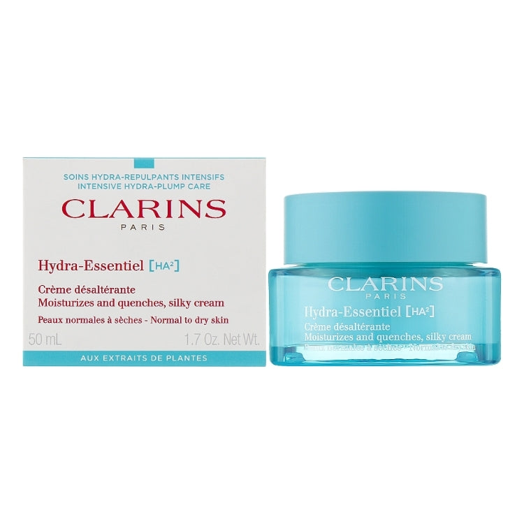 Clarins - Hydra-Essentiel [HA²] - Crème Désaltérante - Moisturizes And Quenches Silky Cream - Peau Normales À Sèches - Normal To Dry Skin