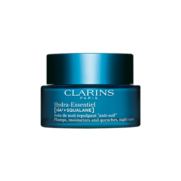 Clarins - Hydra-Essentiel [HA² + Squalane] - Soin De Nuit Repulpant "Anti-Soif" - Plumps, Moisturizes And Quenches, Night Care - Toutes Peaux - All SKin Types