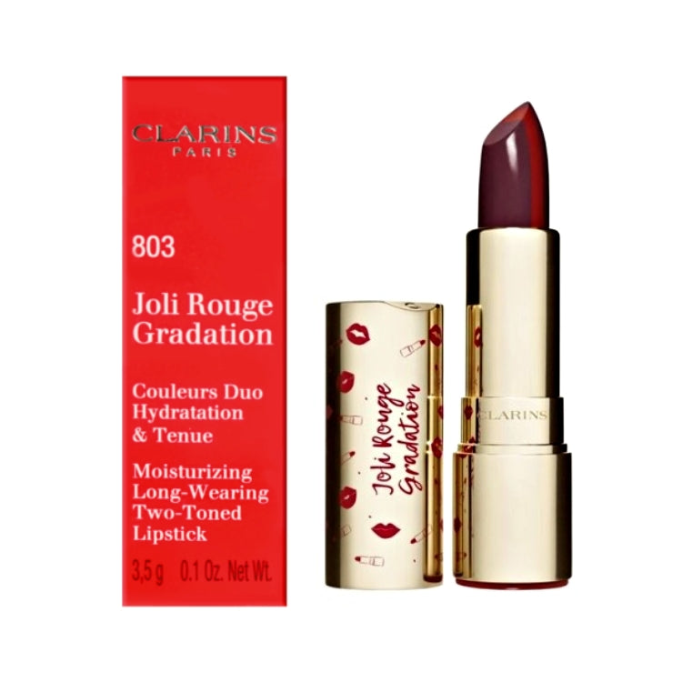 Clarins - Joli Rouge Gradation - Couleurs Duo Hydratation & Tenue - Moisturizing Long-Wearing Two-Toned Lipstick