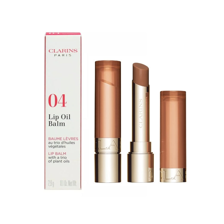 Clarins - Lip Oil Balm - Baume Lèvres - Au Trio D'Huiles Végétales - Lip Balm - With A Trio Of Plants Oils