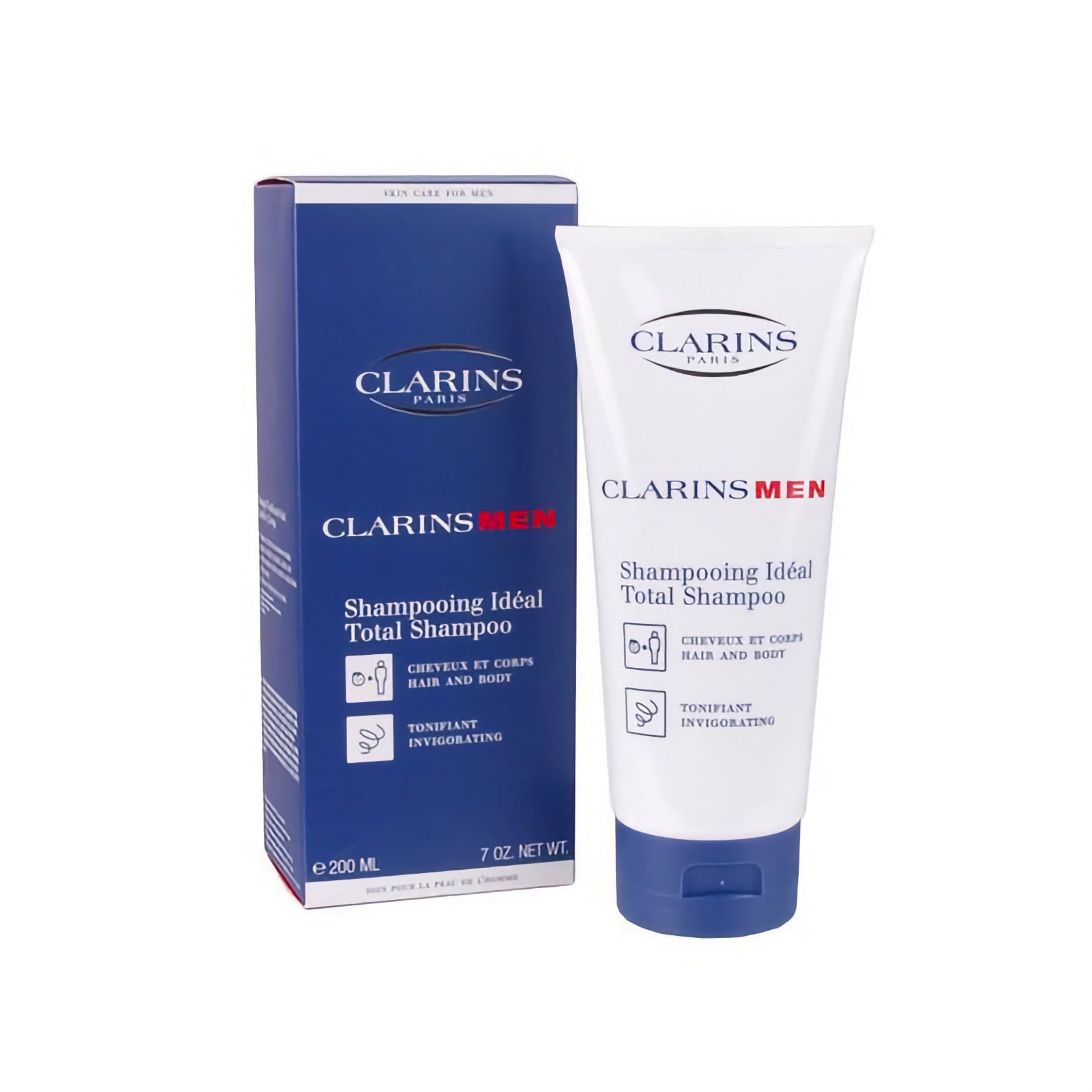 Clarins - Men - Shampooing Idéal - Total Shampoo - Cheveux Et Corps Hair And Body - Tonifiant Invigorating