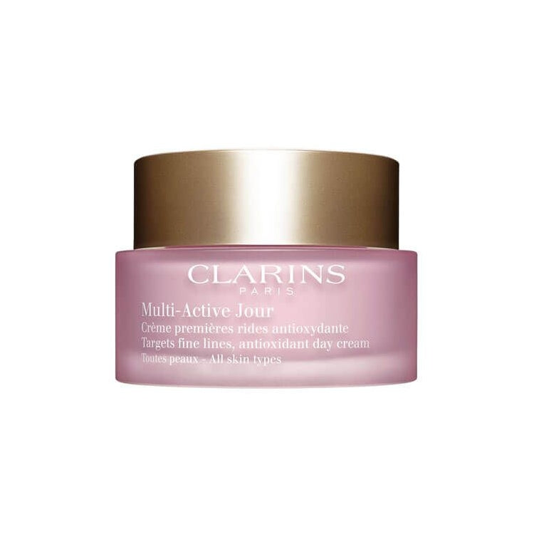 Clarins - Multi-Active Jour - Crème Premières Rides Antioxydante - Toutues Peaux - Targets Fine Lines, Antioxidant Day Cream - All Skin Types