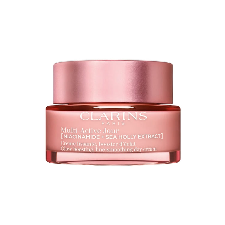 Clarins - Multi-Active Jour - [Niacinamide + Sea Holly Extract] - Crème Lissante Booster D'Éclat - Glow Boosting Line-Smoothing Day Cream