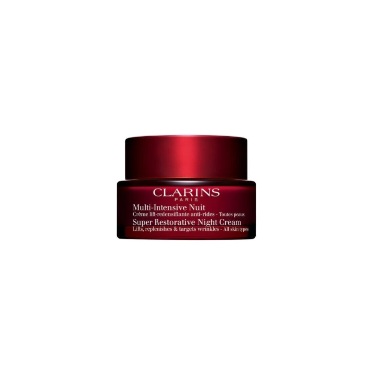 Clarins - Multi-Intensive Nuit - Crème Lift-Redensifiant Anti-Rides - Toutes Peaux - Super Restorative Night Cream - Lifts, Replenishes & Targets Wrinkles - All Skin Types