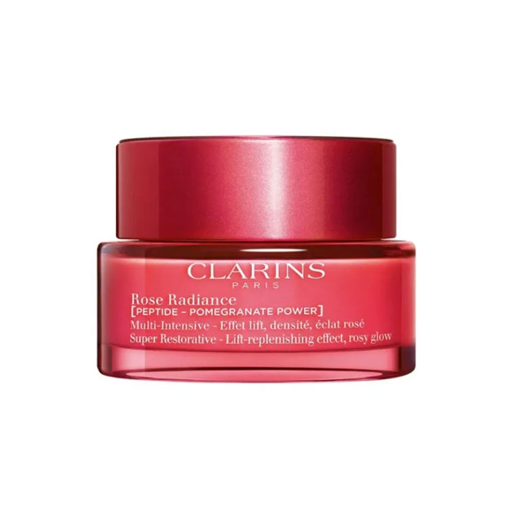 Clarins - Rose Radiance [Peptide - Pomegranate Power] - Multi-Intensive - Effet Lift, Densité, Éclat Rosé - Super Restorative - Lift-Replenishing Effect, Rosy Glow