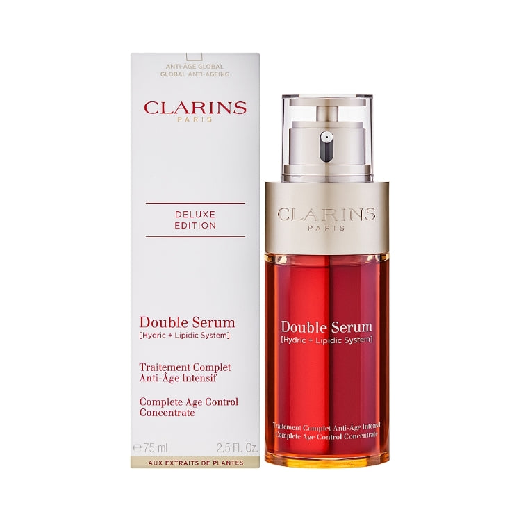 Clarins - Double Serum [Hydric + Lipidic System] - Traitement Complet Anti-Âge Intensif - Complete Age Control Concentrate