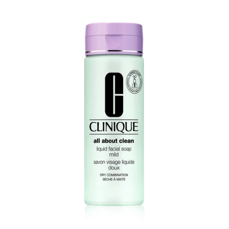 Clinique - All About Clean - Liquid Facial Soap Mild - Savon Visage Liquide Doux - Dry Combination Sèche À Mixte