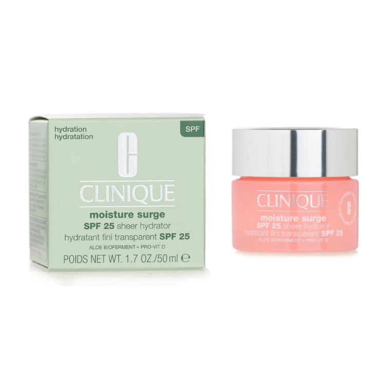 Clinique - Moisture Surge - Sheer Hydrator - Hydratant Fini Transparent - Aloe Bioferment + PRO-VIT D - SPF 25