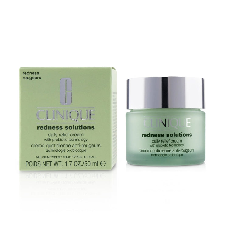 Clinique - Redness Solutions - Daily Relief Cream With Probiotic Technology - Crème Quotidienne Anti-Rougeurs Technologie Probiotique - All Skin Types - Tous Types De Peau