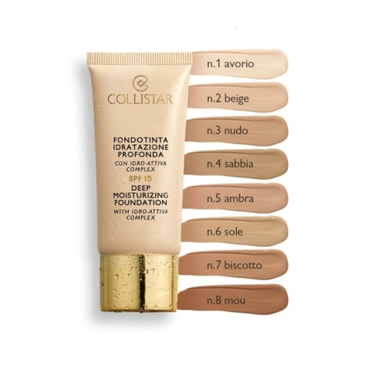Collistar - Fondotinta Idratazione Profonda - Deep Moisturizing Foundation - SPF 15 + Crema Di Idratazione Profonda In Regalo - Deep Moisturizing Cream Your Gift
