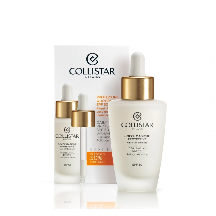 Collistar - Gocce Magiche Protettive - Anti-Età Illuminanti - Protective Drops - Anti-Age Brightening - Gouttes Protectrices - Anti-Âge Éclat - SPF 50