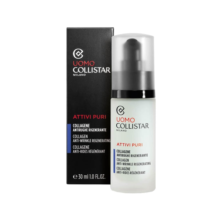 Collistar - Linea Uomo - Attivi Puri - Collagene Antirughe Rigenerante - Collagen Anti-Wrinkle Regenerating - Collagene Anti-Rides Régènérant