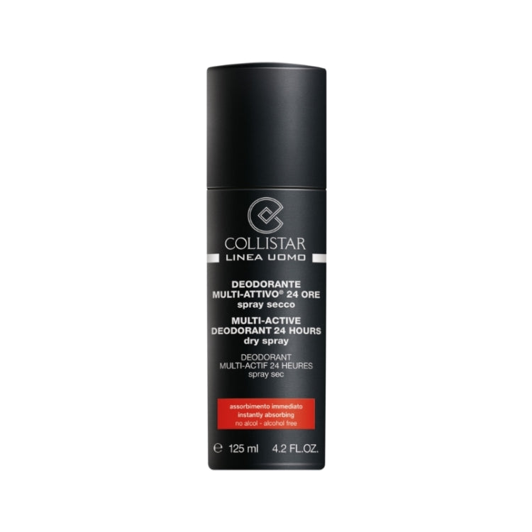 Collistar - Linea Uomo - Deodorante Multi-Attivo 24 Ore Spray Secco - Multi-Active Deodorant 24 Hours Dry Spray - Deodorant Multi-Actif 24 Heures Spray Sec