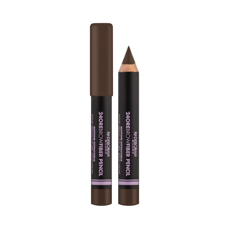 Deborah - 24 Ore Brow Fiber Pencil - Matitone Sopracciglia - Eyebrown Jumbo Pencil - Waterproof