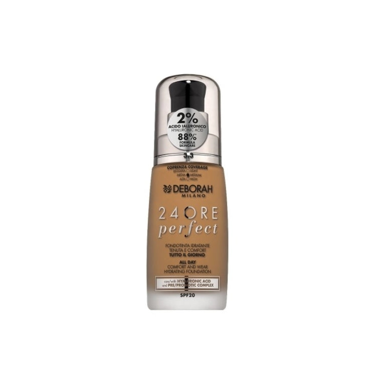 Deborah - 24 Ore Perfect - Fondotinta Idratante Tenuta E Comfort Tutto Il Giorno - All Day Comfort And Wear Hydrating Foundation - SPF 20