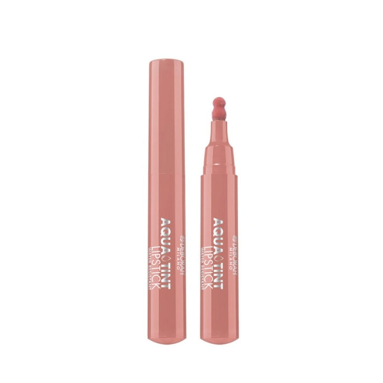 Deborah - Aqua Tint - Lipstick Water Resistant - Tinta Labbra Effetto Satinato Texture Ultrasottile