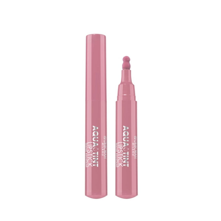Deborah - Aqua Tint - Lipstick Water Resistant - Tinta Labbra Effetto Satinato Texture Ultrasottile