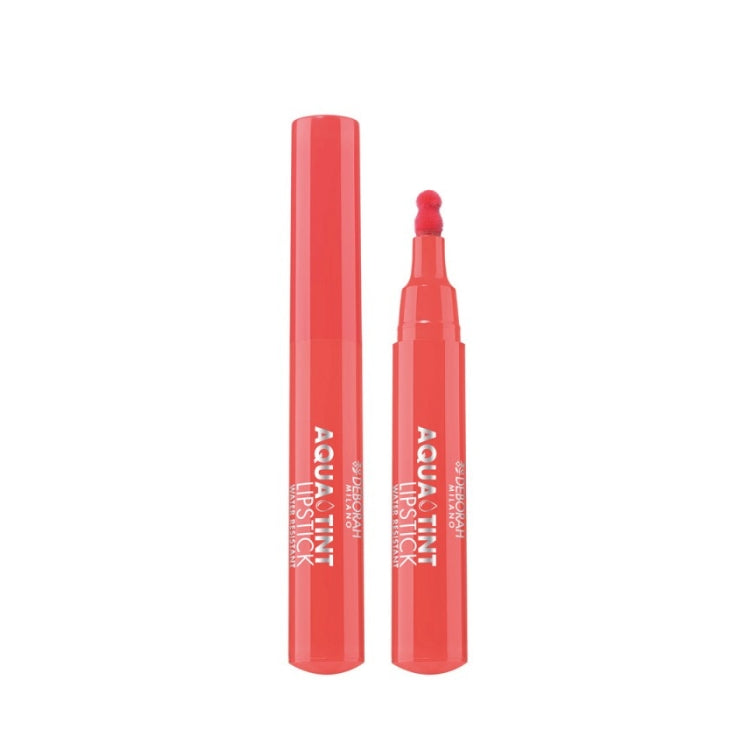 Deborah - Aqua Tint - Lipstick Water Resistant - Tinta Labbra Effetto Satinato Texture Ultrasottile