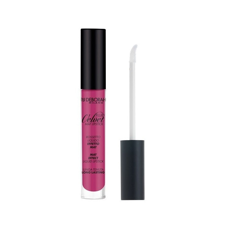 Deborah - Fluid Velvet Mat Lipstck - Rossetto Liquido Effetto Mat - Mat Effect Liquid Lipstick - Lunga Tenuta - Long Lasting