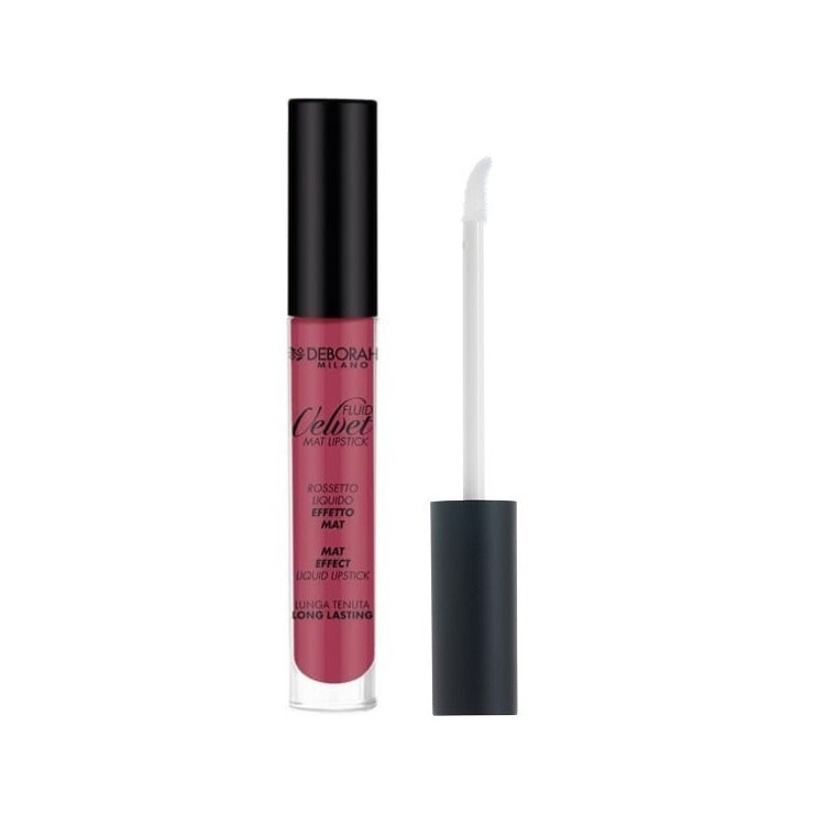 Deborah - Fluid Velvet Mat Lipstck - Rossetto Liquido Effetto Mat - Mat Effect Liquid Lipstick - Lunga Tenuta - Long Lasting