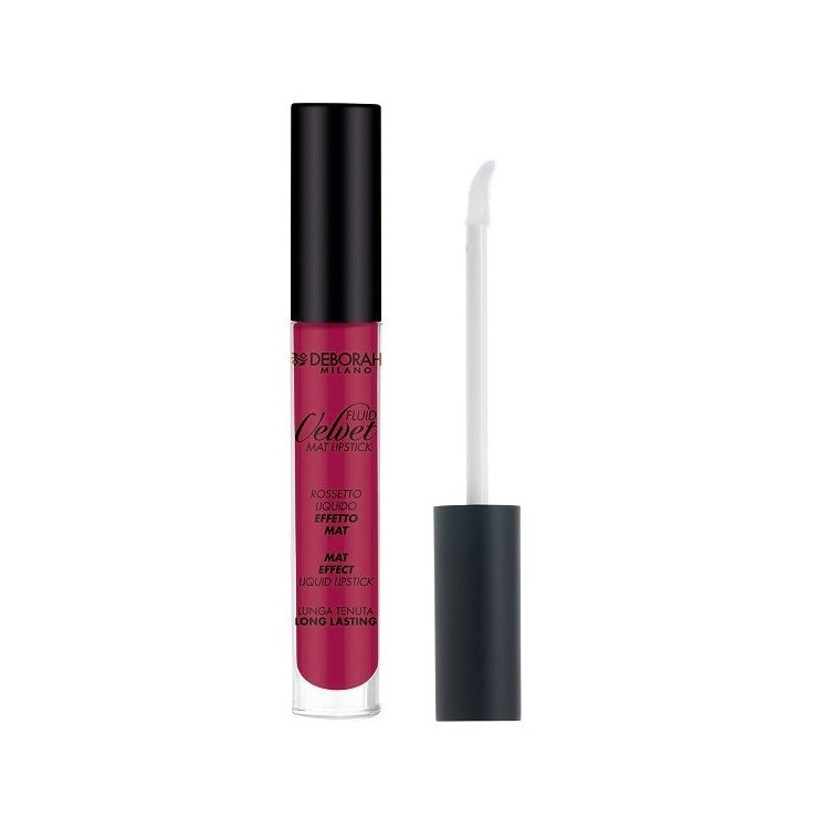 Deborah - Fluid Velvet Mat Lipstck - Rossetto Liquido Effetto Mat - Mat Effect Liquid Lipstick - Lunga Tenuta - Long Lasting